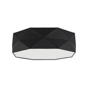Plafonska svetiljka KANTOOR 4xE27/60W/230V crna