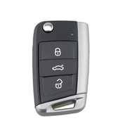 CAR 888 ACCESSORIES Kucište oklop kljuca 3 dugmeta za Vw antracit