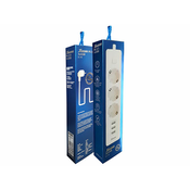 Xwave PS 3/3 Produžni naponski kabl sa 3 uticnice i 3 USB,Dužina 1,8m