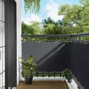 Balcony ekran 90 x 200 cm PU prekriveni oksford alu