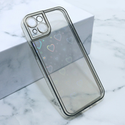 Futrola Heart IMD za iPhone 14 Plus 6.7 srebrna
