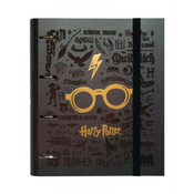 NEW Harry Potter - mape A4 (4 obroči, elastični trak)