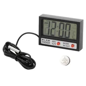 slomart Stenski termometer in ura Blow LCD TH002