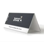 Koledar namizni pokončni pozitivne misli siv 2027 eg
