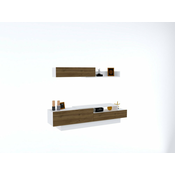 HANAH HOME Elda White Walnut