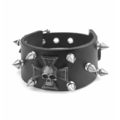 Zapestnica SPIKES SKULL CROSS - LSF1 121