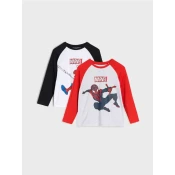 Sinsay - Paket od 2 majica s dugim rukavima Spider-Man - šareno