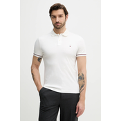 TOMMY HILFIGER Majica  ecru / mornarska / rdeča / bela