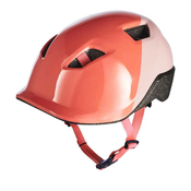 BTWIN Roze dečja biciklistička kaciga 500 S/53-56cm