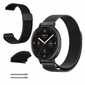 Pašček za Amazfit Active Max kovinski pašček 22 mm črne barve, močan