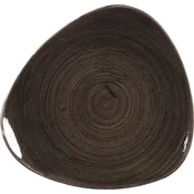 Churchill Stonecast Iron Black plitev krožnik 31,1 cm, trikotni (6 kos)