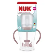 Nuk lonček Perfect Match Learner s slamico, 150ml sort