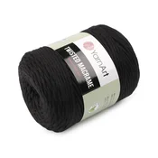 Pletena preja Twisted Macrame 500 g - (750) črna