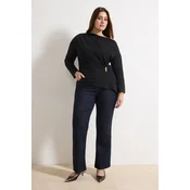 Trendyol Curve Ženska bluza Tbbss26Af00021, Crna