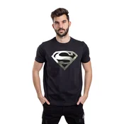011Shop Muška majica kratkih rukava Superman - silver, Crna