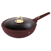 Berlingerhaus Vok s pokrovom in titanovo površino BH-8034 28 cm Leonardo Collection