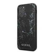 Maska Faceplate Marble GUESS iPhone 12 Mini crna.
