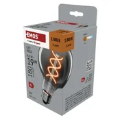 LED žarnica DECO SMOKED G95/E27/4,5 W (19 W)/180 lm/flame