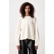 MM6 Maison Margiela oversize pulover ženski bombažen