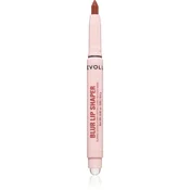 Revolution Blur Lip Shaper črtalo za ustnice z aplikatorjem odtenek Misty Taupe 0.6 g