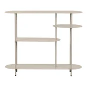 Bež kovinski regal 118x97x31 cm Rieti – House Nordic