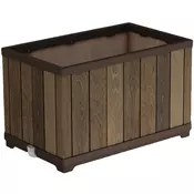 Cvetlični lonec DECO RECTANGLE WALNUT