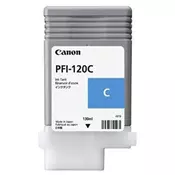 Original Canon Cyan Ink Cartridge PFI-120C for IPF TM-200|TM-205|TM-300|TM-305, 130ml NOPP 2886C001AA