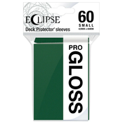 Štitnici za karte Ultra Pro - Eclipse Gloss Small Size, Forest Green (60 kom.)