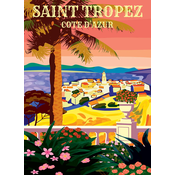Alipson Puzzle - Puzzle St Tropez - Azurna obala - 1 500 kosov