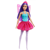 Lutka Barbie Dreamtopia - Barbie vila iz bajke s krilima, s ljubicastom kosom