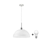 LED Lestenec na vrvici 1xE27/60W/230V bela