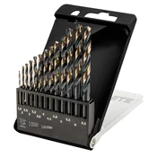 Svrdla za metal HSS-CNC, 124°, Pro-Tec, 1,5 - 6,5 mm, set od 13 kom 55H088