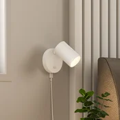 Deko-Light CAN TILT stenski reflektor, bel, O 10 cm, kovinski, stikalo, USB - Dnevna soba/jedilnica - bela - Aluminij