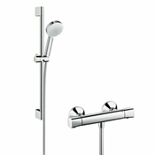 Hansgrohe, CROMETTA 100 VARIO tuš set s konzolo, 0,65 m