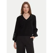 TWINSET Pulover 252TT3440 Črna Regular Fit
