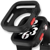 GS Silikonski ovitek za Apple Watch 4/5/6/SE 40 mm, mat črn