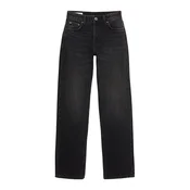 Pull&Bear Kavbojke črn denim
