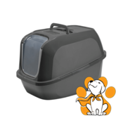 Moderna Mega Deluxe Cool Grey, Toalet Za Macke u Sivoj Boji