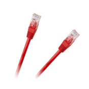 CABLETECH Internetni kabel 1,0 m CCA rdeč cat.6e