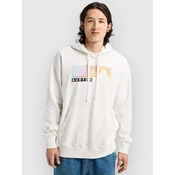 Burton Elmore moški pulover s kapuco stout white