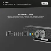 4K All-in-One Video Bar, Set ePTZ, AI, 4x mic/1x speaker, 1x table mic