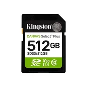 Kingston SDS3/512GB/Canvas Select Plus/Class10 UHS-I/150MB/s Memorije kartice ( SDS3/512GB )