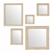 Stenska ogledala v kompletu 5 ks Baroque – Premier Housewares