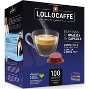 Lollo Caffé Kapsule Lollo Caffe do Lavazza A Modo Mio® Nera 100 kos
