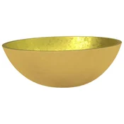 Vidaxl Stekleni umivalnik 50x37x14 cm