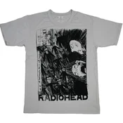 Radiohead Majica Scribble Unisex Grey 2XL