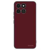 Silikonski črni ovitek za Honor 200 Smart 5G - Burgundy red