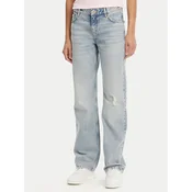 HUGO Jeans hlače Getali_B 50537425 Modra Straight Fit