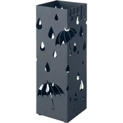 Songmics Stojalo za dežnike 155x155x49 cm siva kovina