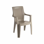 Stolica Ema ratan - Svetlo moka 108995